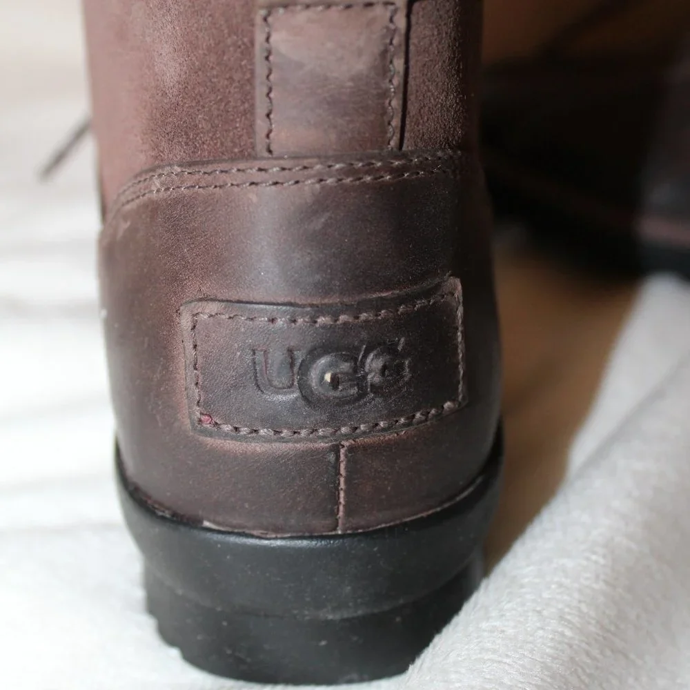 NIB UGG WOMEN'S GREDA EL CAP‎ BROWN DUCK WATERPROOF WINTER RAIN BOOTS